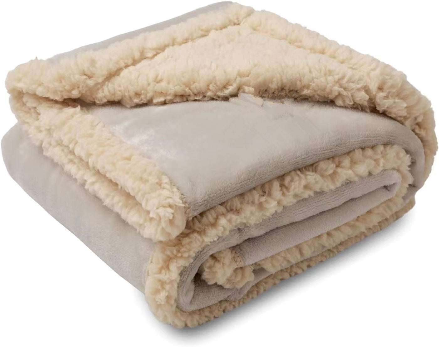 Flannel Cotton Wool Sherpa Thick Pet Blanket Dog Kennel.