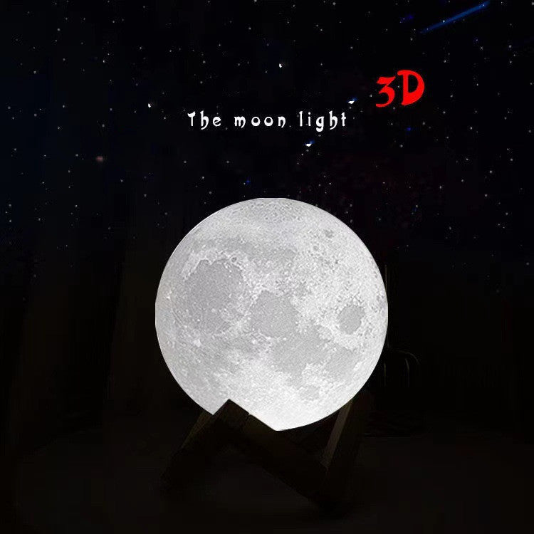 3D Printing Moon Night Table Lamp Chinese Valentine's Day Gift.