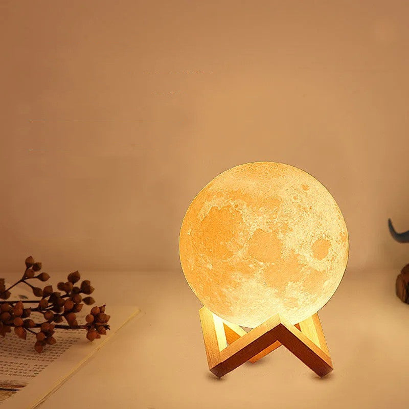 3D Printing Moon Night Table Lamp Chinese Valentine's Day Gift.