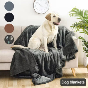 Flannel Cotton Wool Sherpa Thick Pet Blanket Dog Kennel.