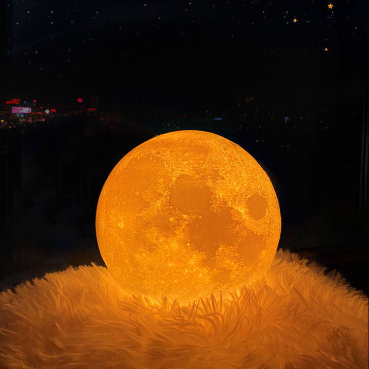 3D Printing Moon Night Table Lamp Chinese Valentine's Day Gift.